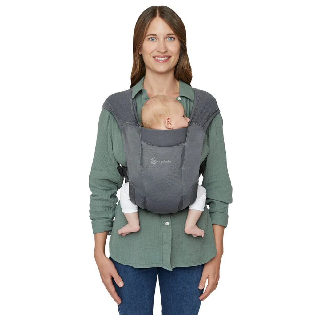 ERGObaby Porte-bébé ventral Embrace Washed Black