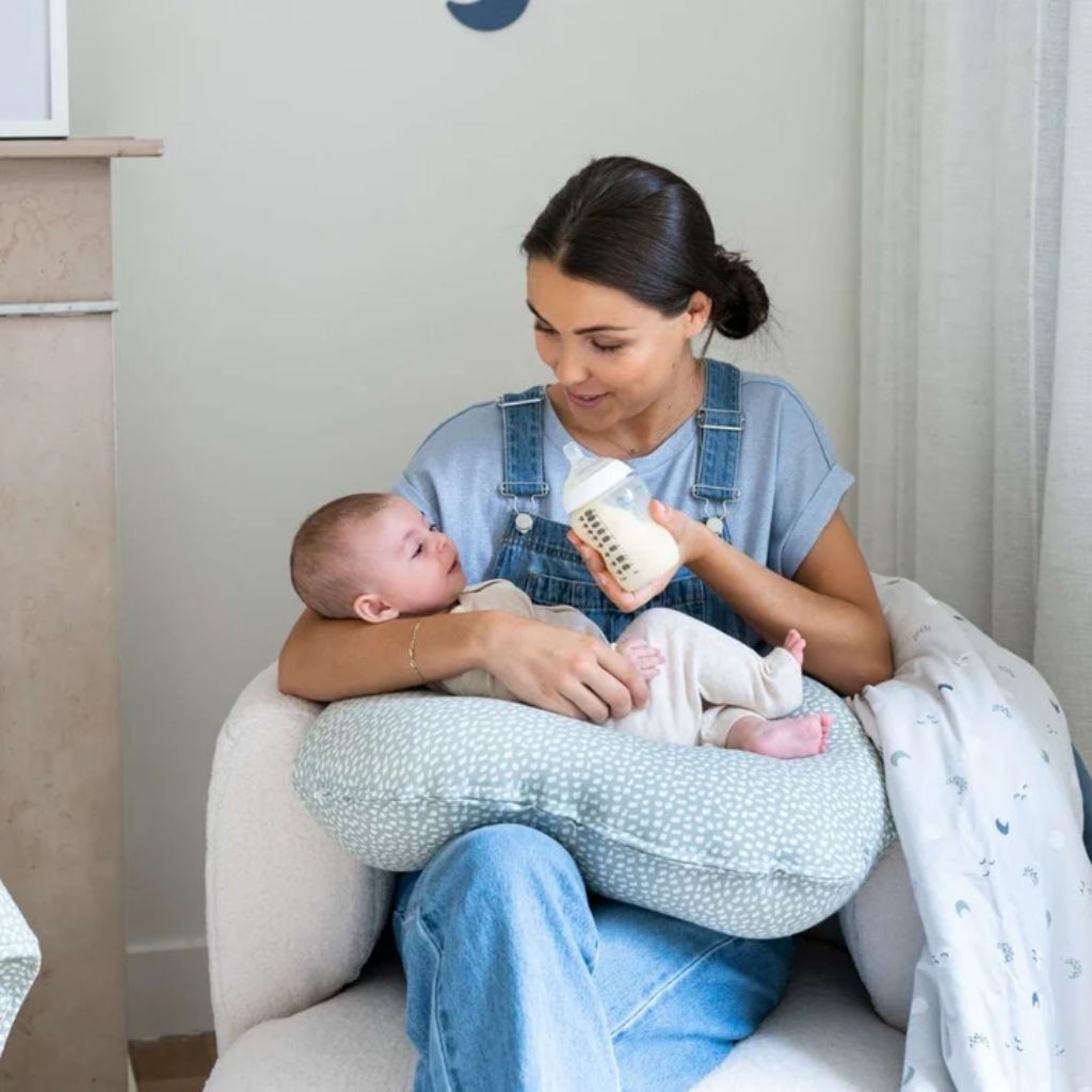 doomoo Coussin d'allaitement Softy Cloudy Kaki