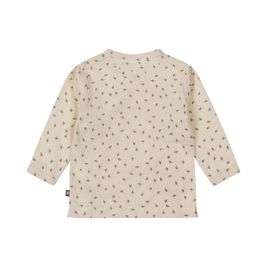 Dirkje T-shirt met lange mouwen & overslag NOOS Unisex Off White