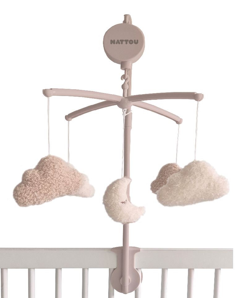 Nattou Mobiel met muziek Maan Wolk TEDDY