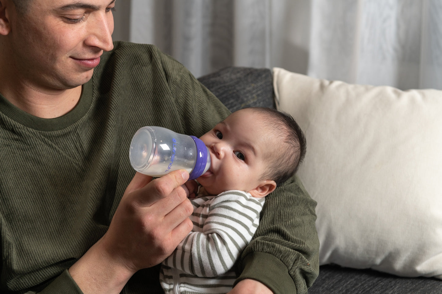 Lansinoh Biberon NaturalWave 160 ml transparent