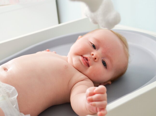 Shnuggle Matelas à langer Squishy gris