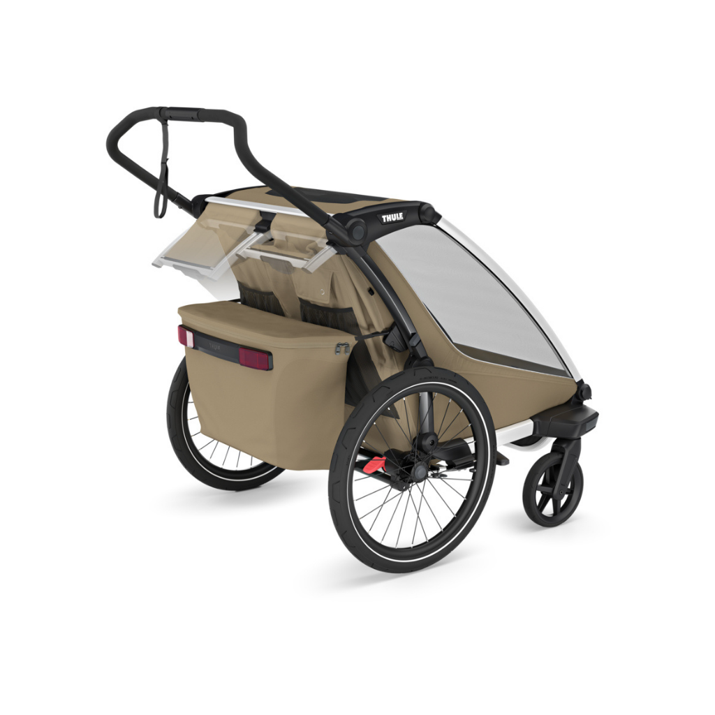Thule Remorque de vélo Chariot Cross double Faded Khaki