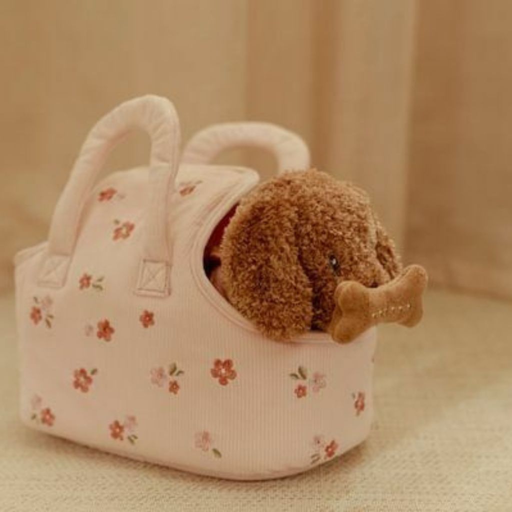 Little Dutch Peluche chien Jackie dans un sac