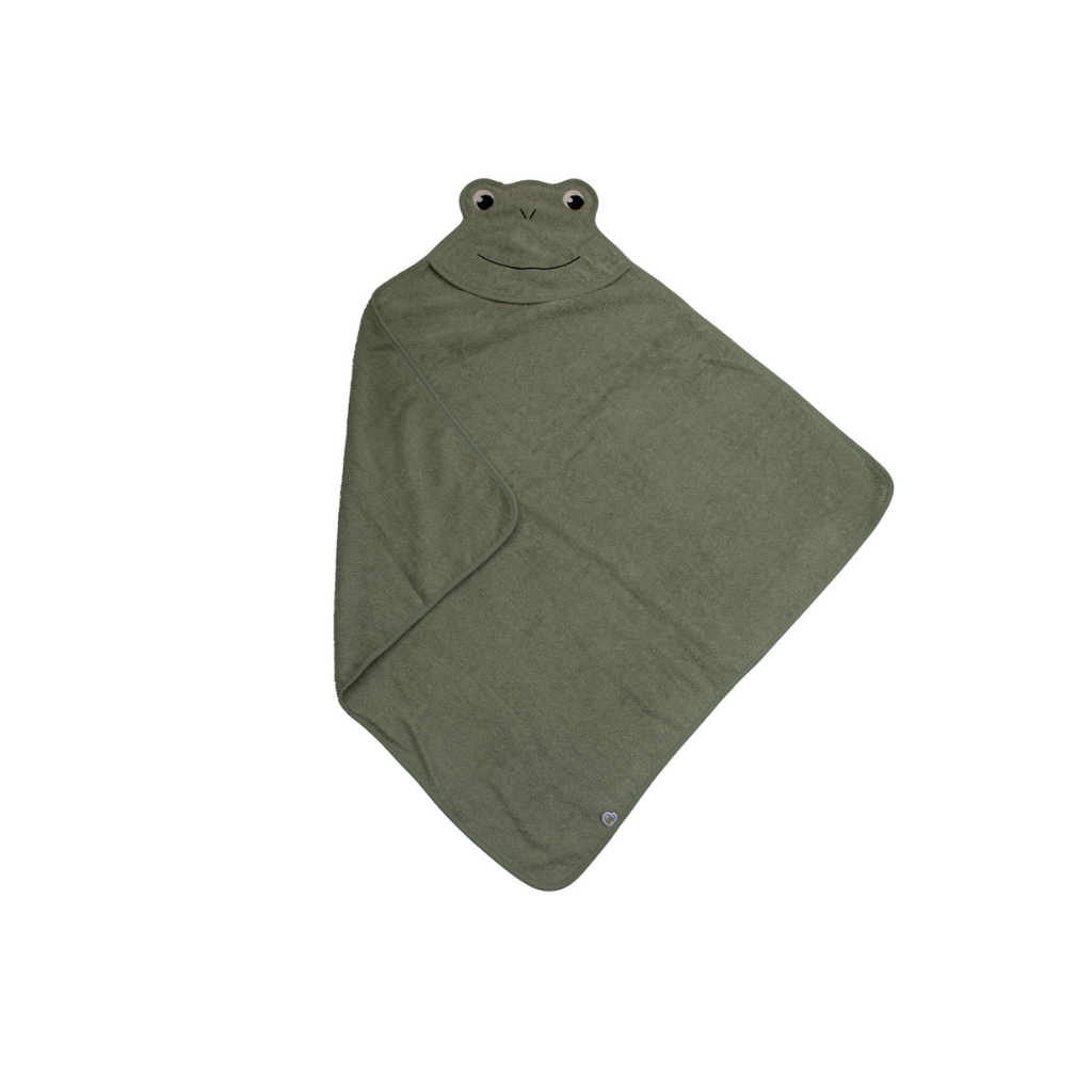 Dreambee Badcape Oscar groen B 80 x L 80 cm