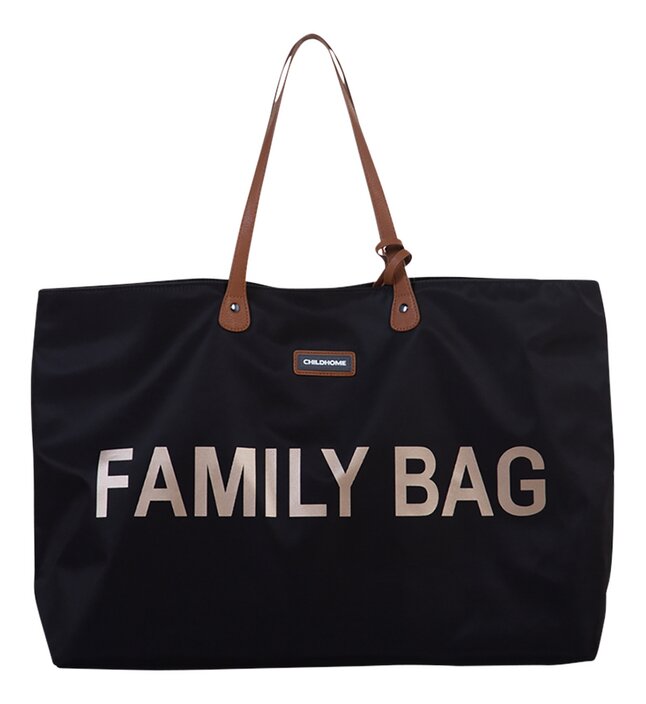 Childhome Sac à langer Family Bag noir/or