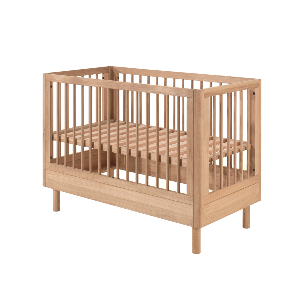 JAXX Lit pour bébé Forrest Oak Lg 60 x L 120 cm