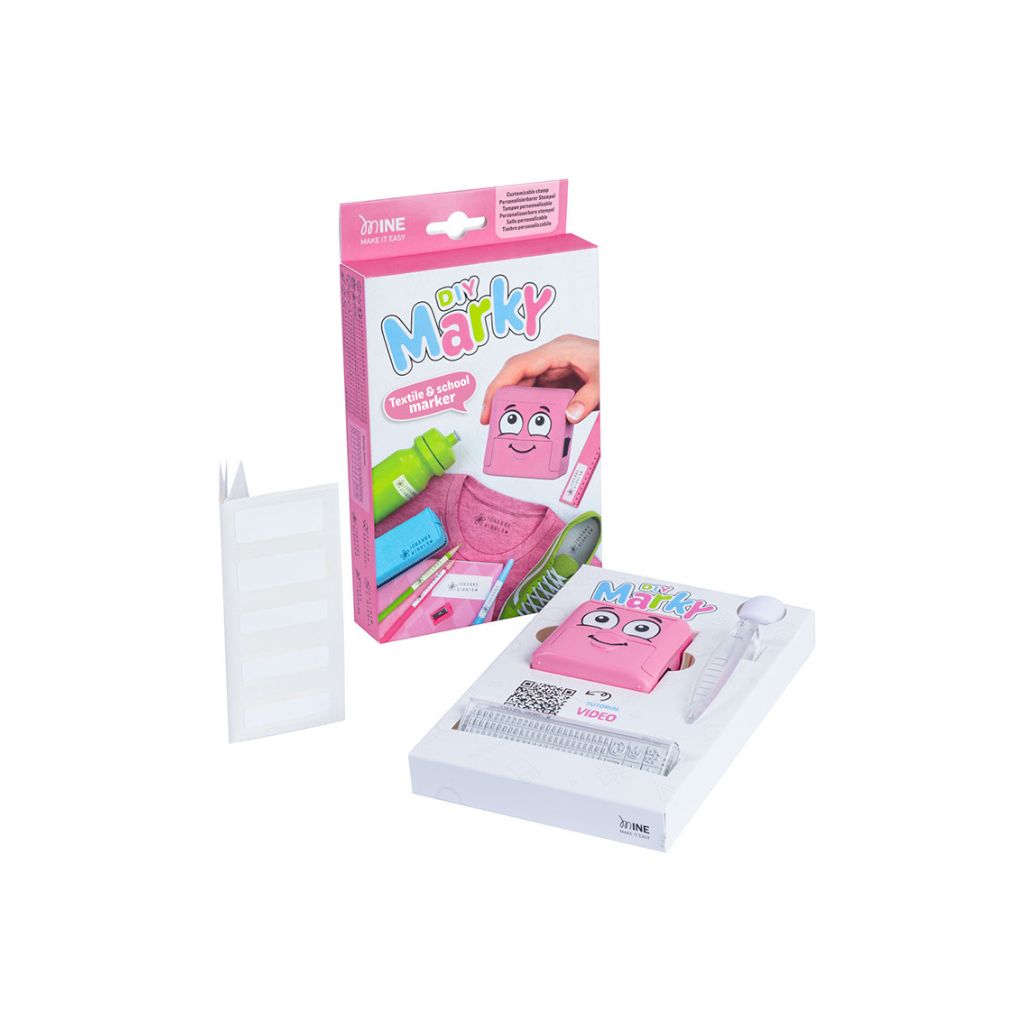 MARKY tampon personnalisable rose