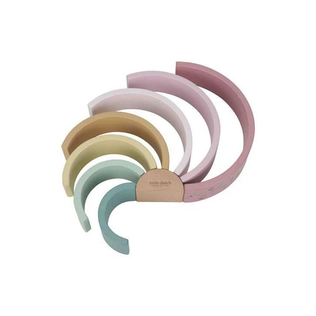 Little Dutch Arc-en-ciel en bois Fairy Garden