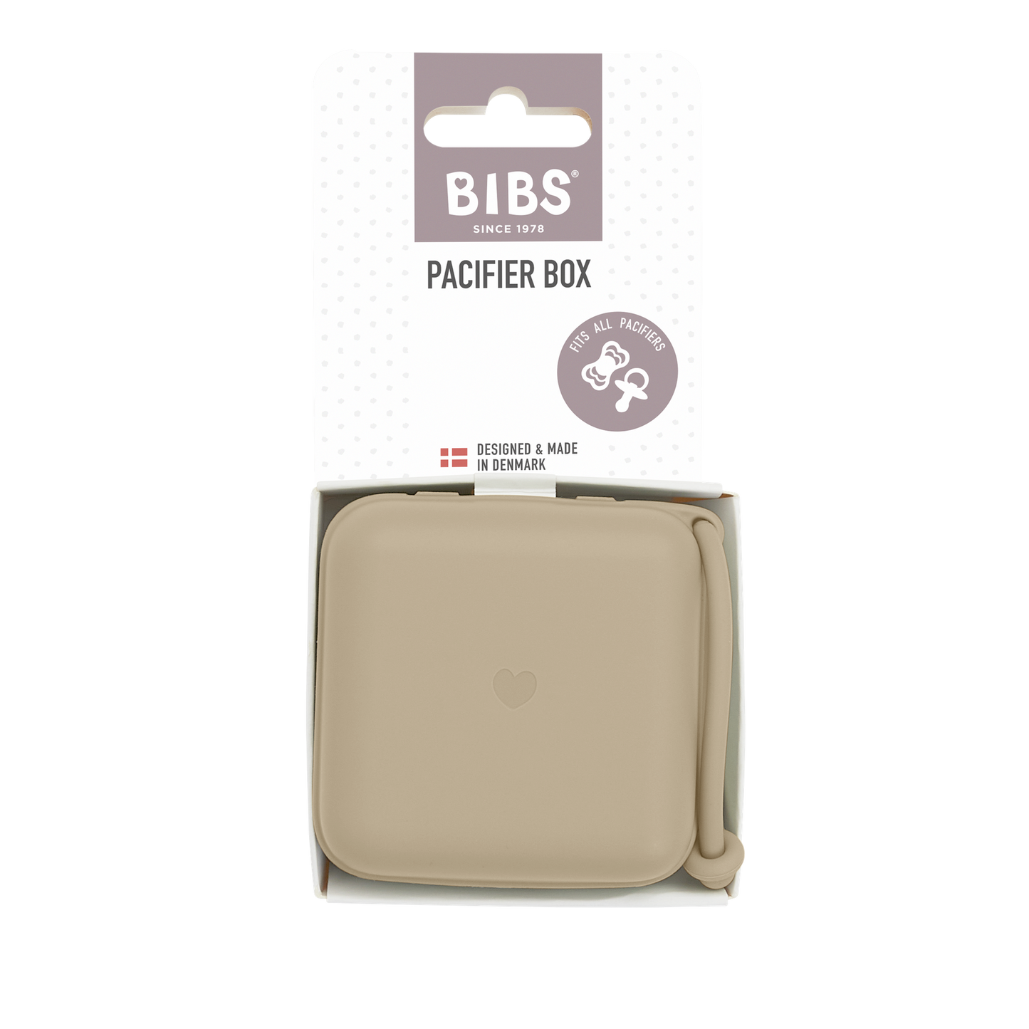 Bibs Boîte de rangement pour sucette Vanilla