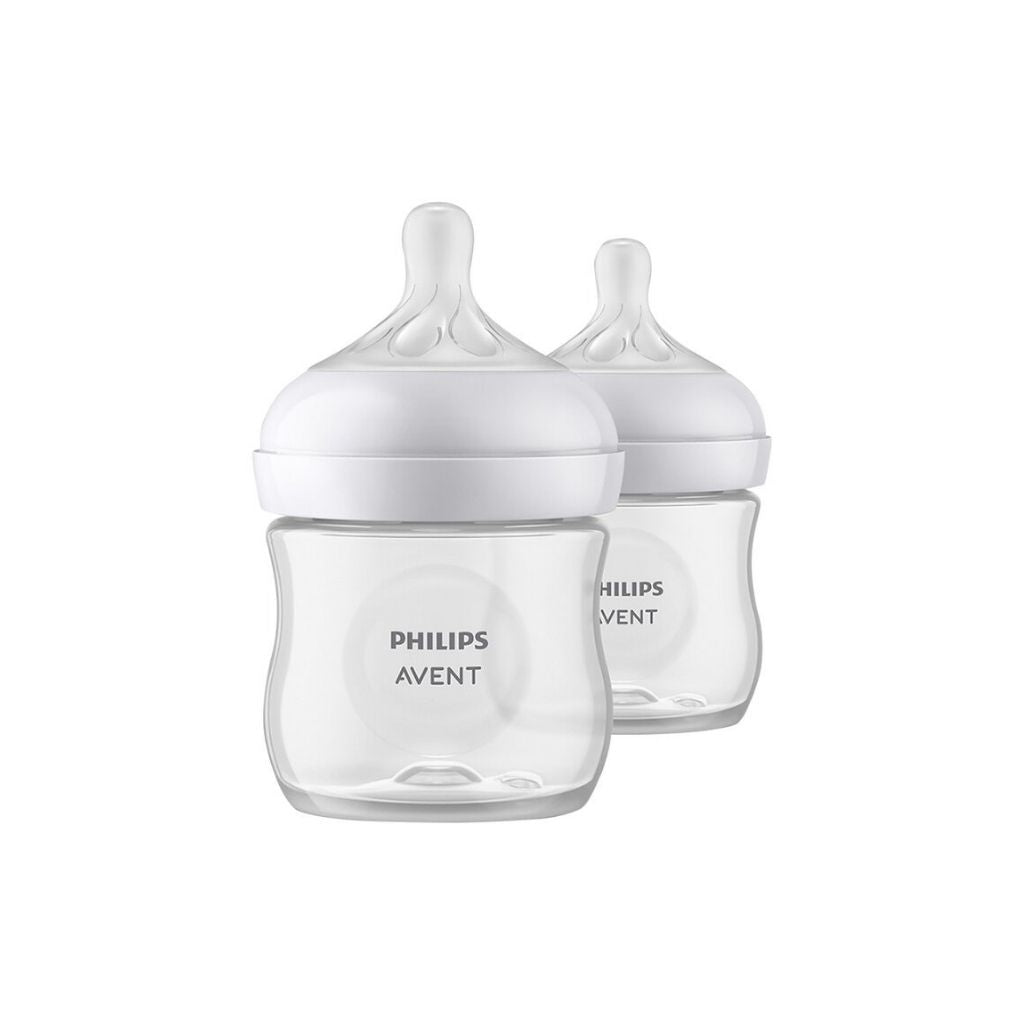 Philips AVENT Zuigfles Natural Response transparant 125 ml - 2 stuks