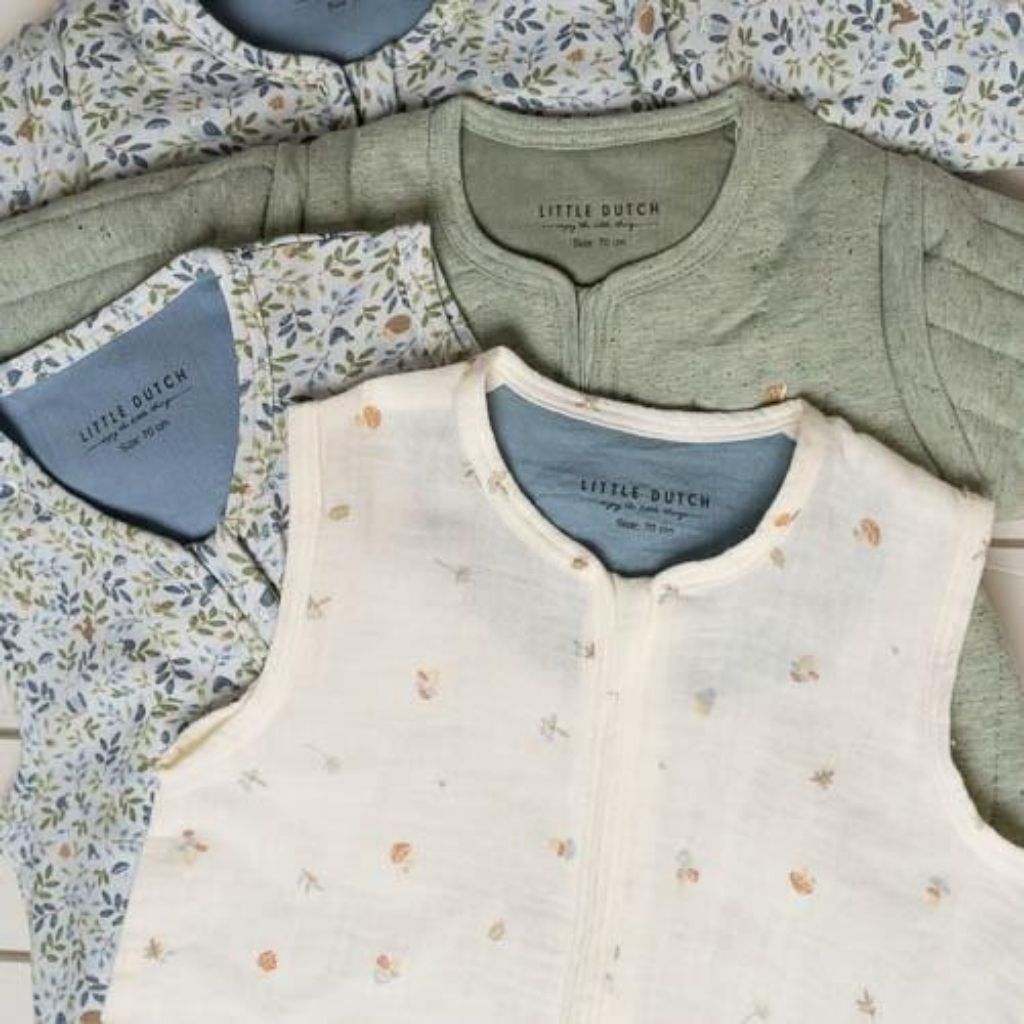 Little Dutch Sac de couchage d'été Forest Treasures 70 cm blanc