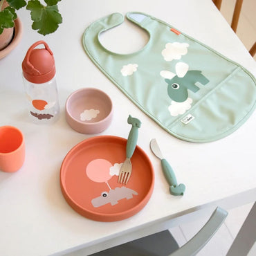 Done by Deer Slabbetje Happy Clouds Green