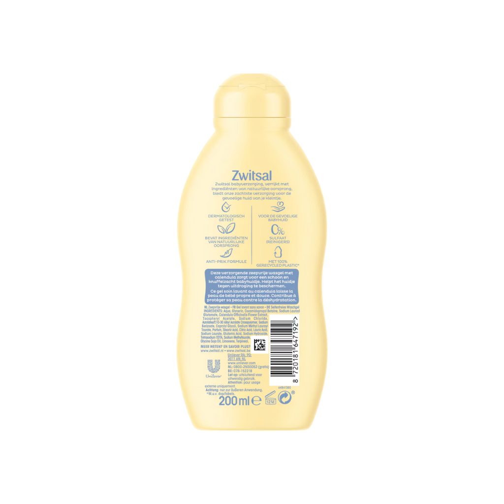 Zwitsal Gel lavant sans savon 200 ml