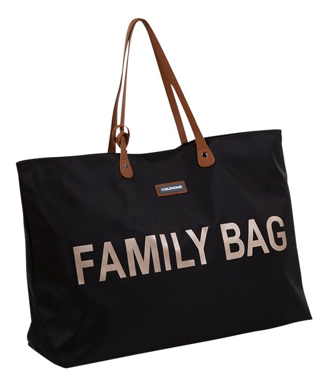 Childhome Sac à langer Family Bag noir/or