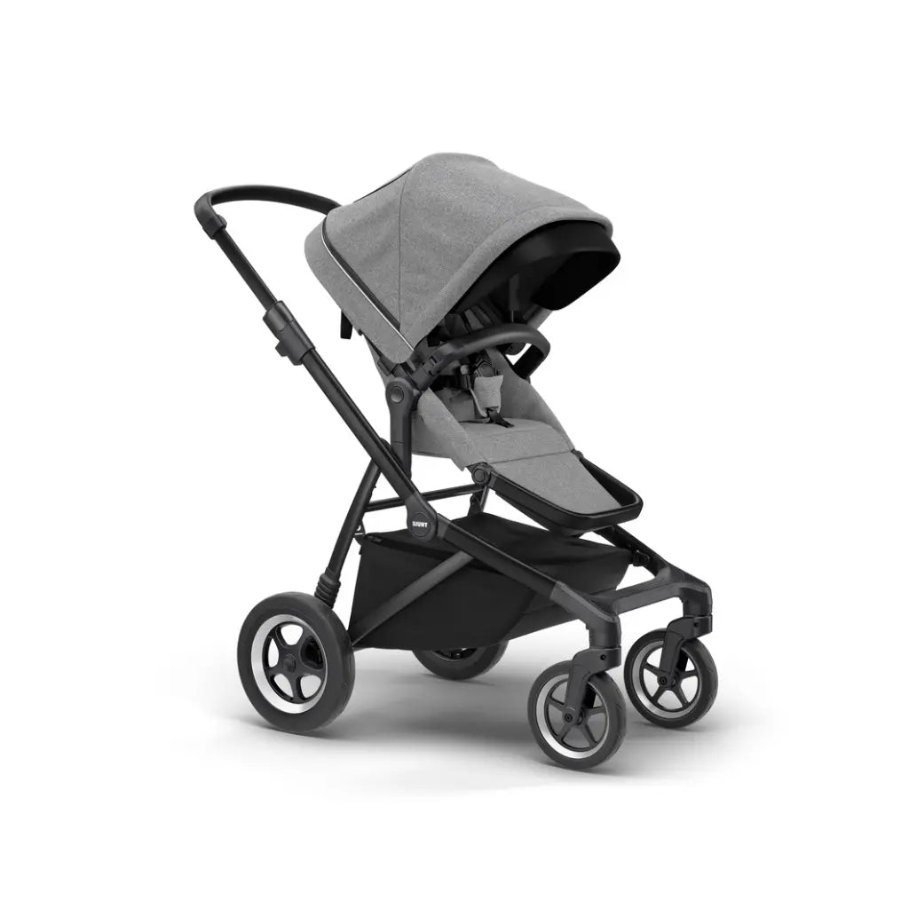 Thule Poussette Sleek Grey melange on black