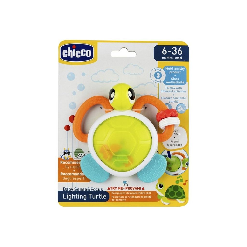 Chicco Rammelaar Baby Sense & Focus Lighting Turtle