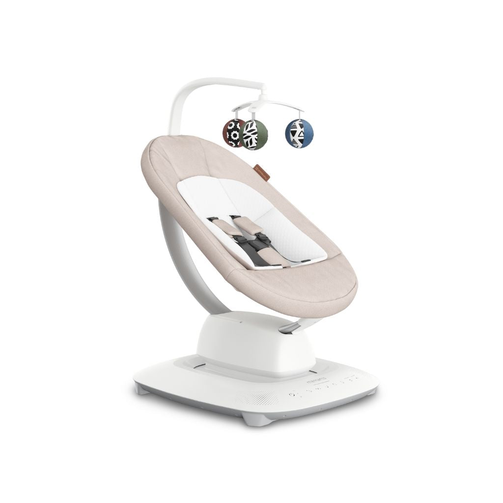 MamaRoo Schommelstoel met inlegkussen Charlie Sand