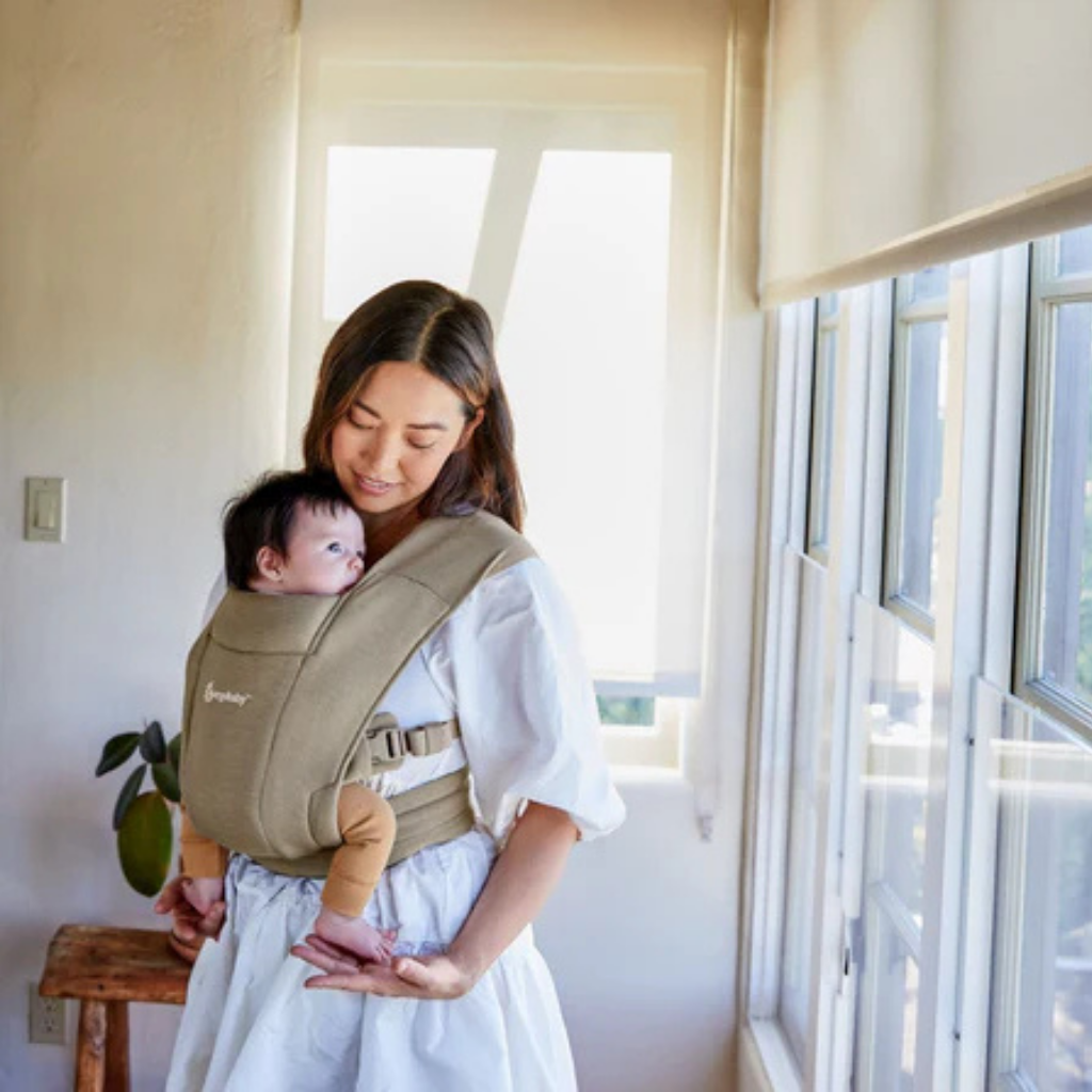 ERGObaby Porte-bébé ventral Embrace Soft Olive