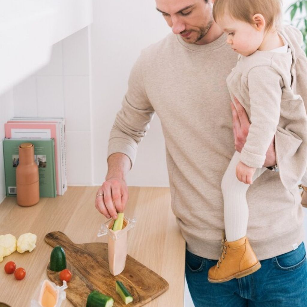 Baby on the Move Bewaarzakjes Yummy Bag Blush 230 ml - 2 stuks