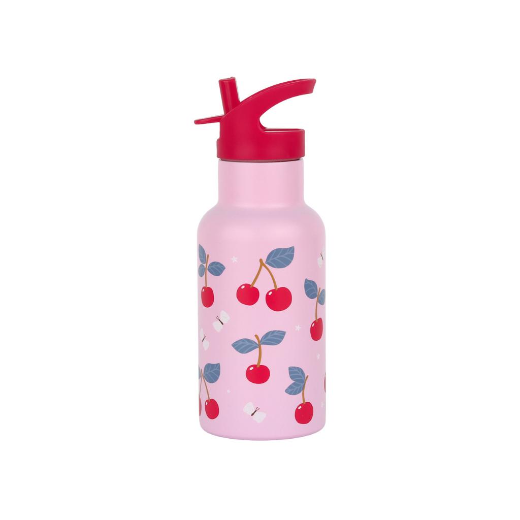A little lovely company Roestvrij staal drinkfles Cherries