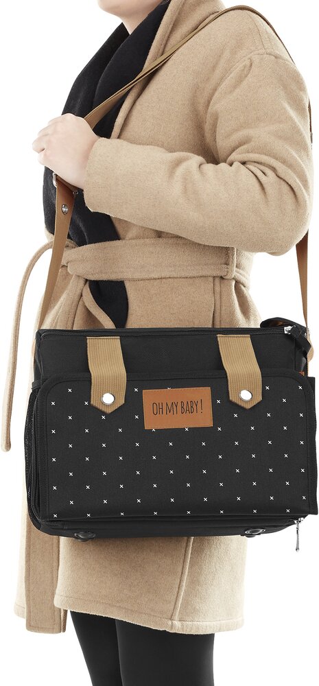 Badabulle Sac de rangement Easy Travel noir