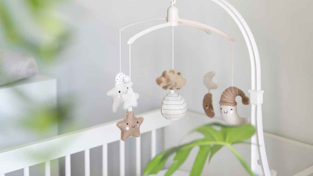 Baby's Only Mobiel met muziek Heaven Clay/Warm Linen