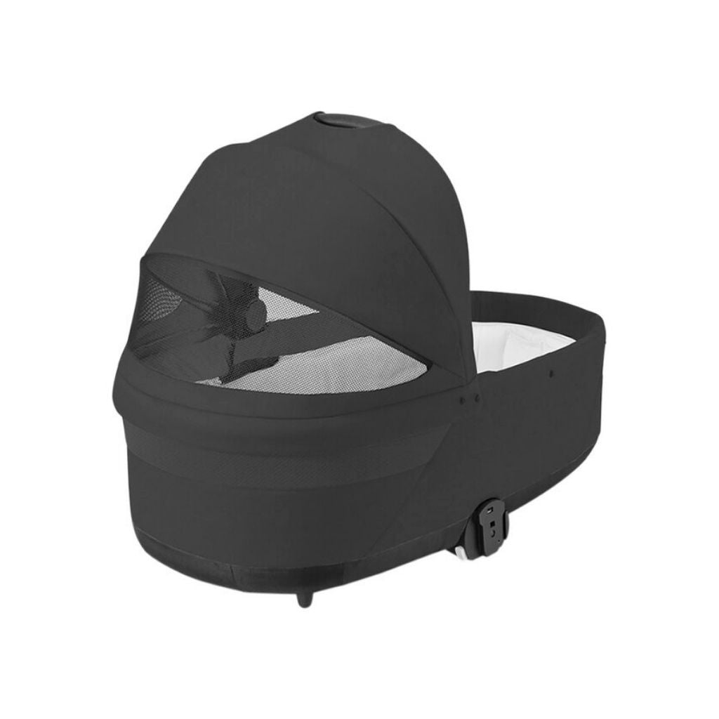 Cybex Poussette Balios S Lux Moon Black + nacelle