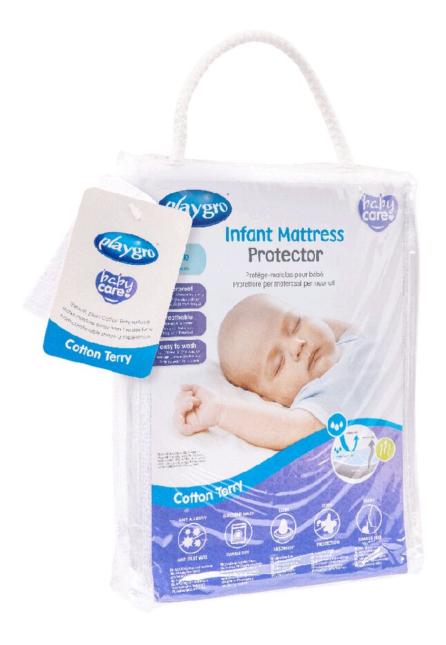 Playgro Protège-matelas pour parc Lg 95 x L 75 cm