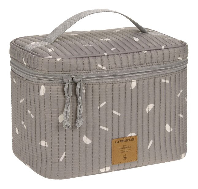 Lässig Verzorgingstas Caddy to go Blocks taupe