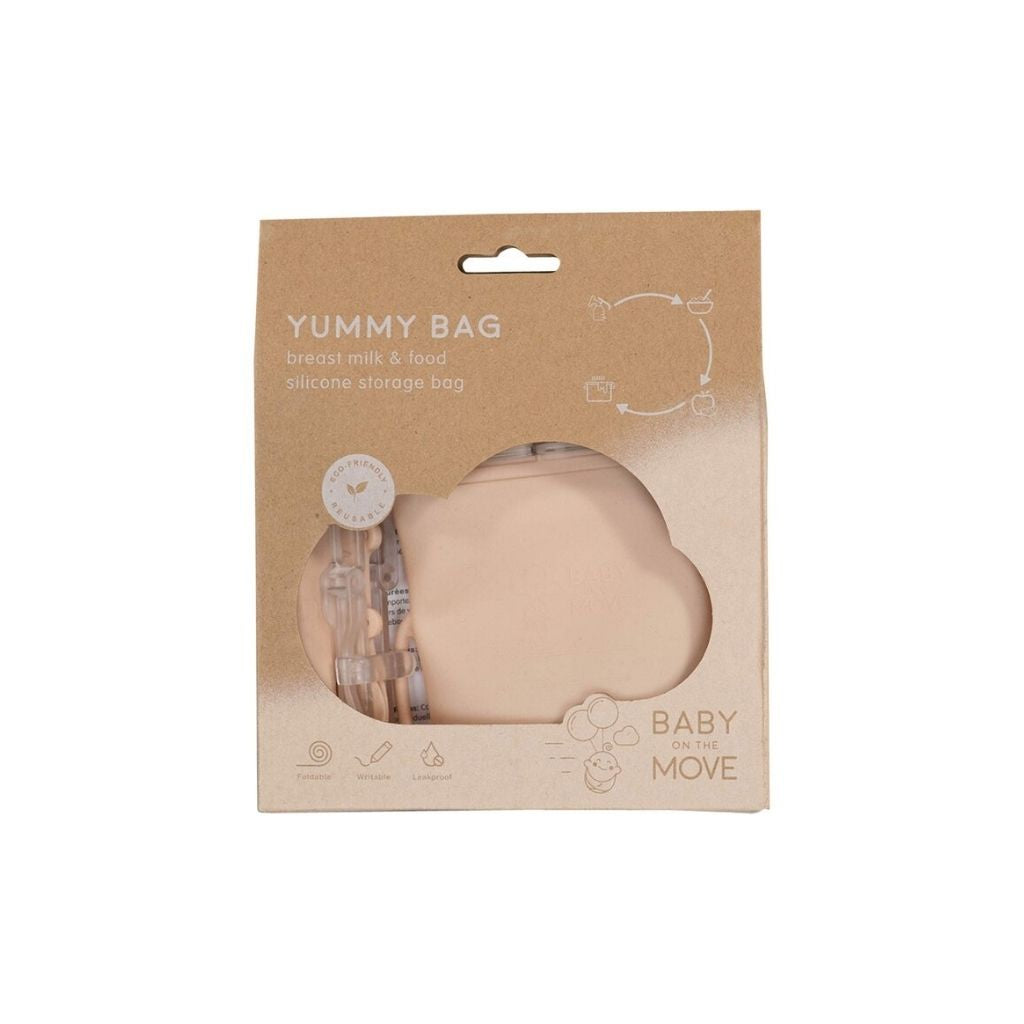 Baby on the Move Bewaarzakjes Yummy Bag Blush 230 ml - 2 stuks