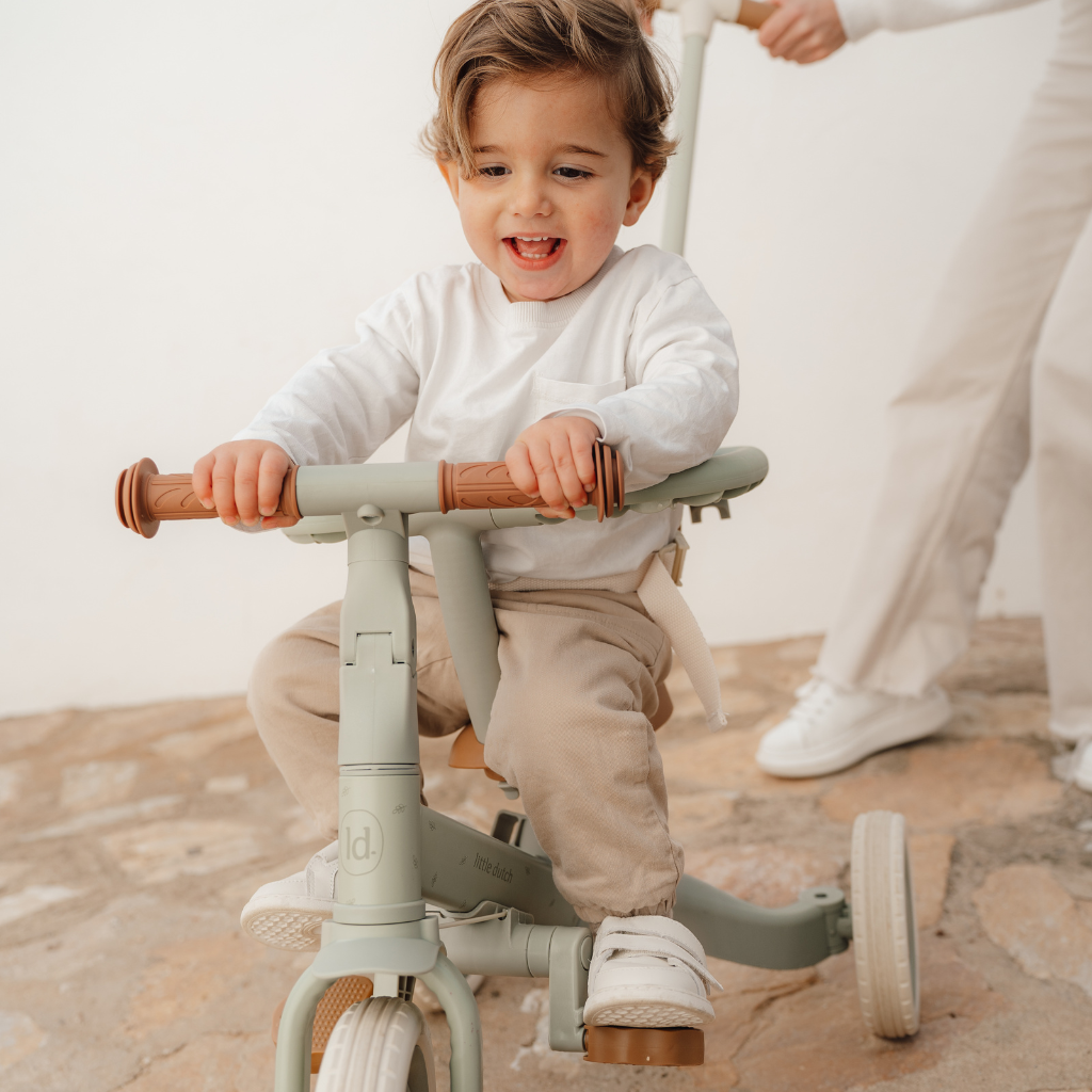 Little Dutch Kinderfiets 4-in-1 Grean Leaf