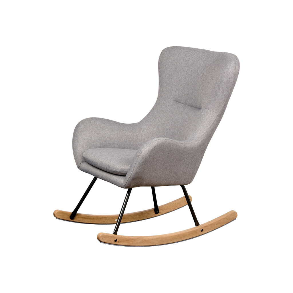Quax Fauteuil à bascule Rocking Chair Adult Dark Grey