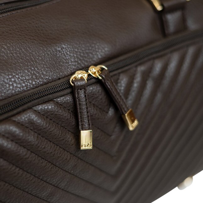 Isoki Sac à langer Double Zip Chocolate