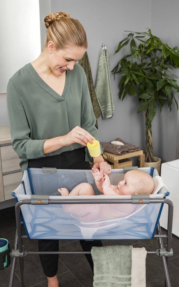 Stokke® Baignoire Flexi Bath® Transparent Blue