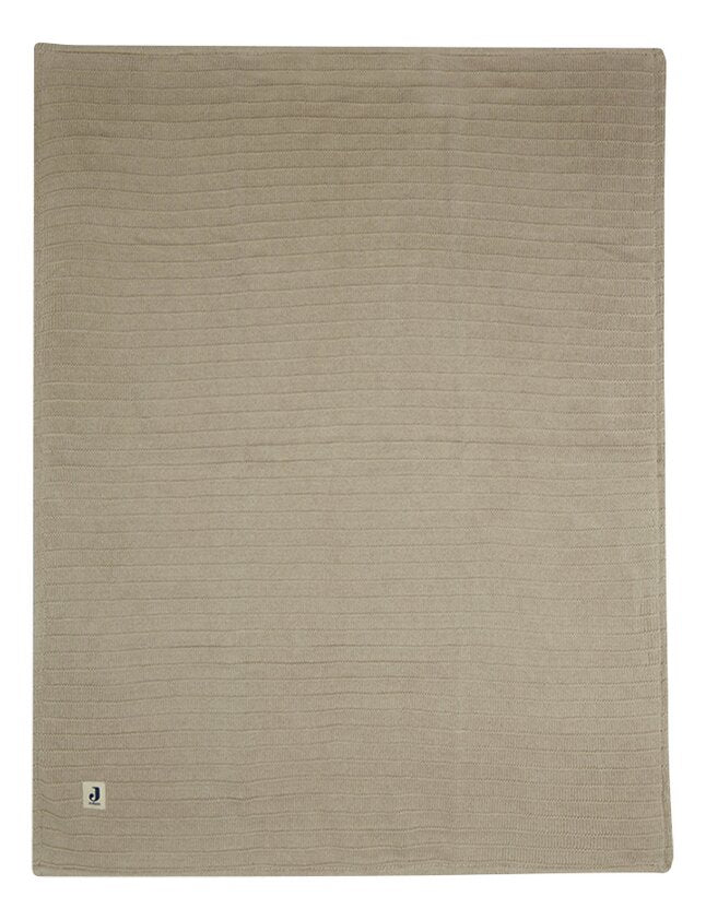 Jollein Couverture pour lit Pure Knit Velvet Nougat