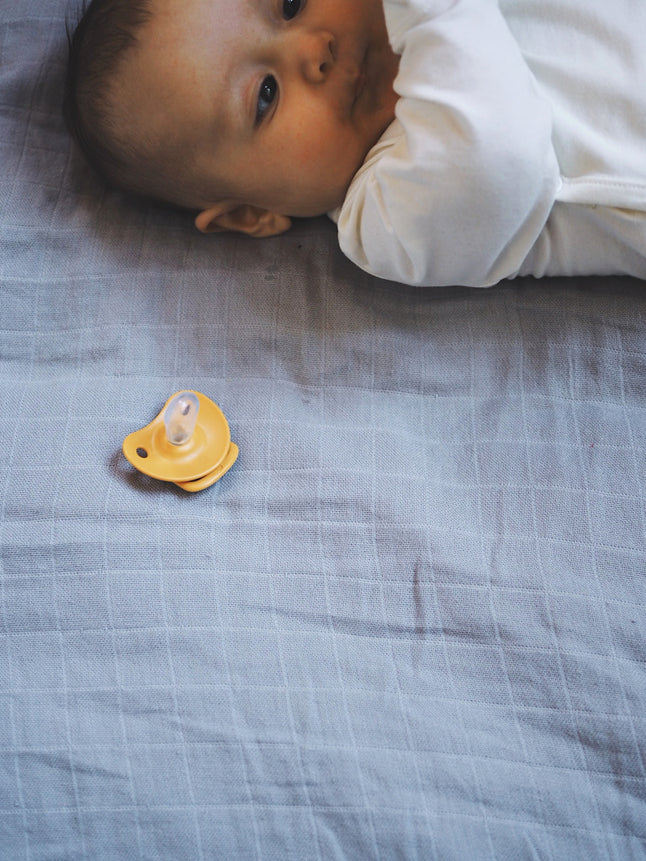 Filibabba Fopspeen 0 - 6 maanden Golden Mustard - 2 stuks