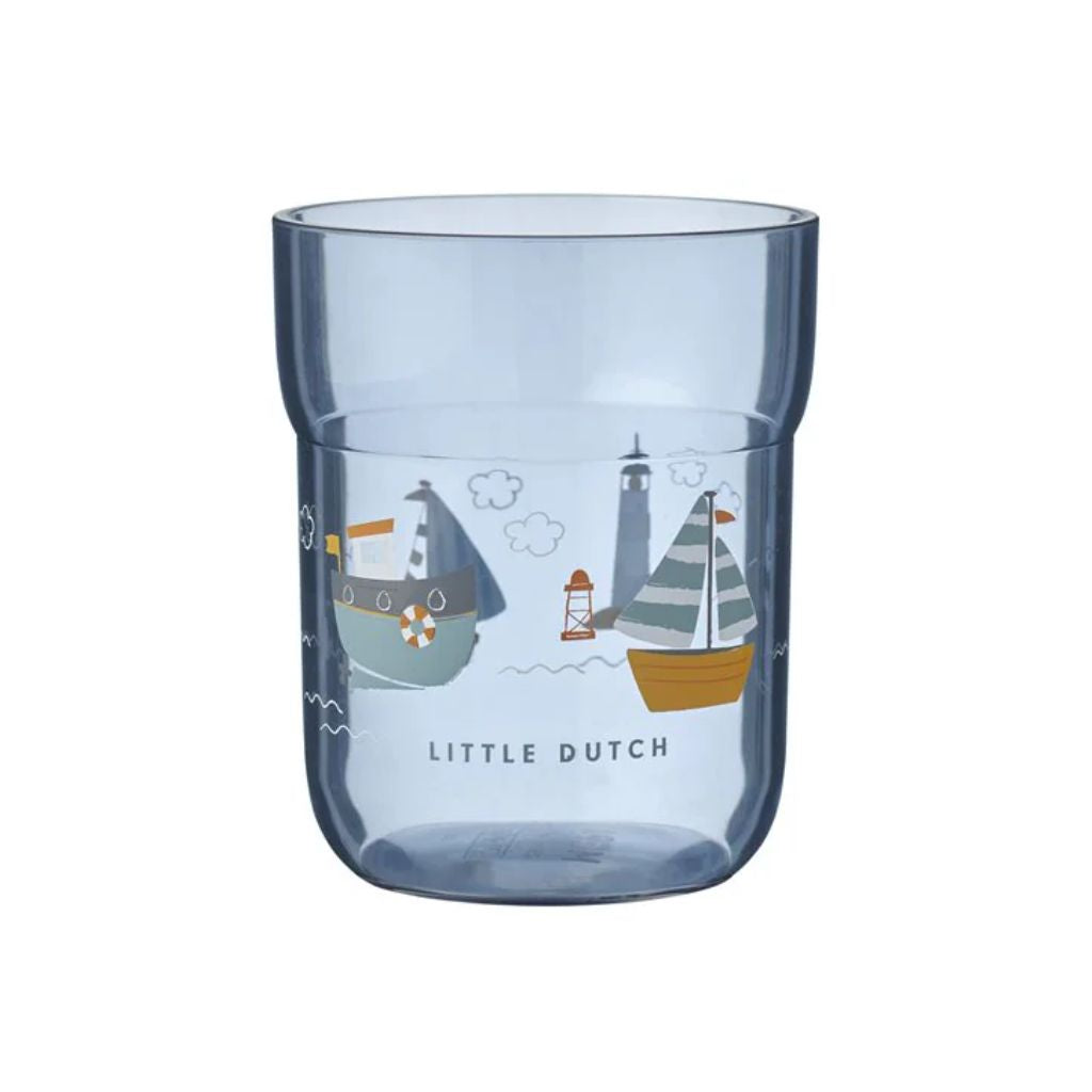 Little Dutch Verre Mepal Mio Sailors Bay 250 ml bleu