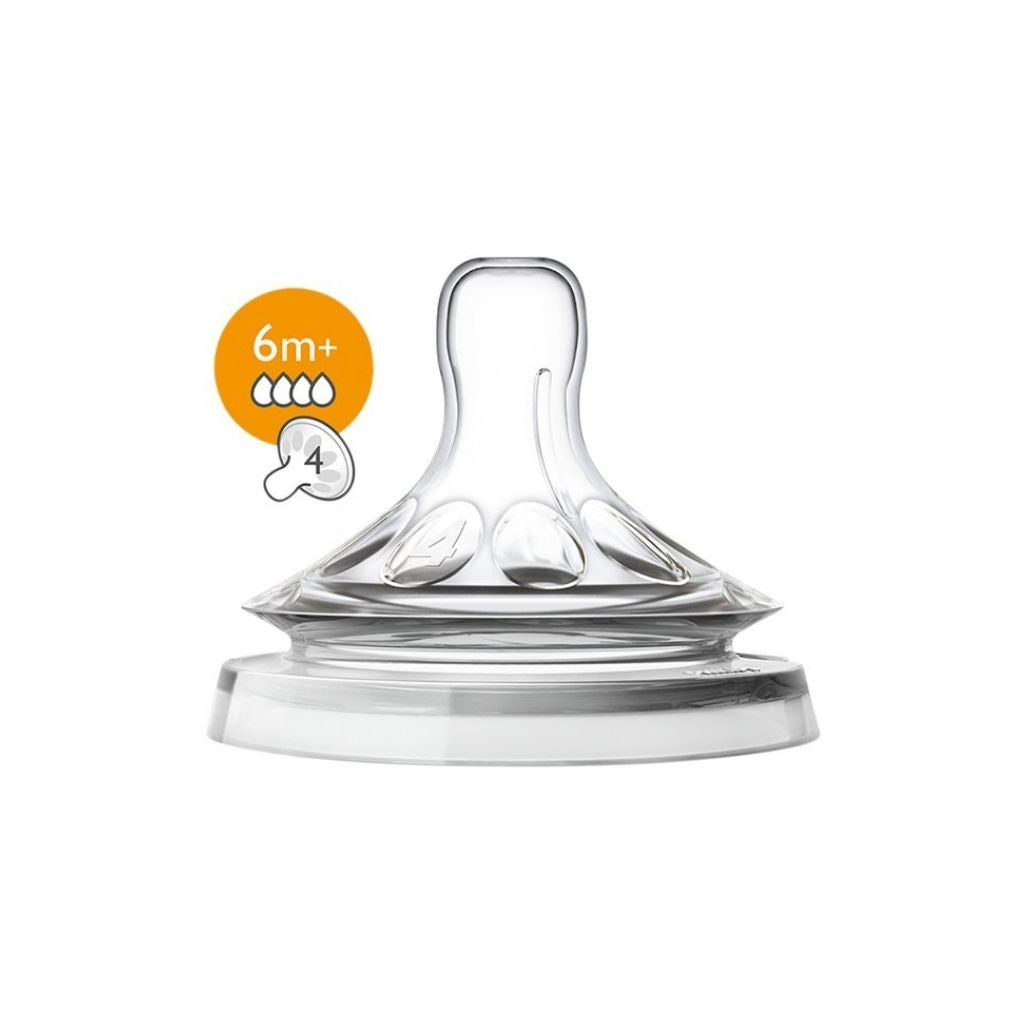 Philips AVENT Tétine Natural 2.0 débit rapide - 2 pièces