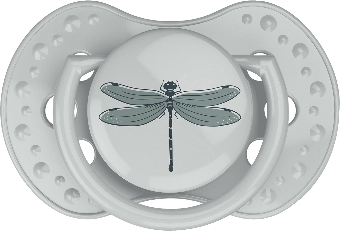 Difrax Sucette + 0 mois LOVI Dynamic Botanic Blue/Green - 2 pièces