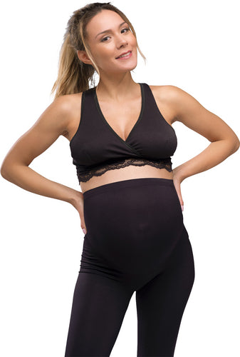 Carriwell Soutien-gorge de nuit et d'allaitement Crossover Black