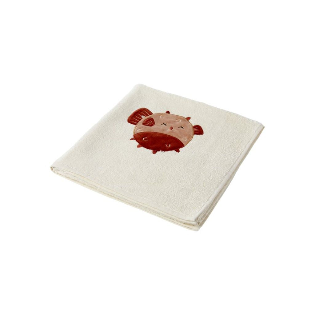 Dreambee Drap de bain Billie poisson-ballon beige