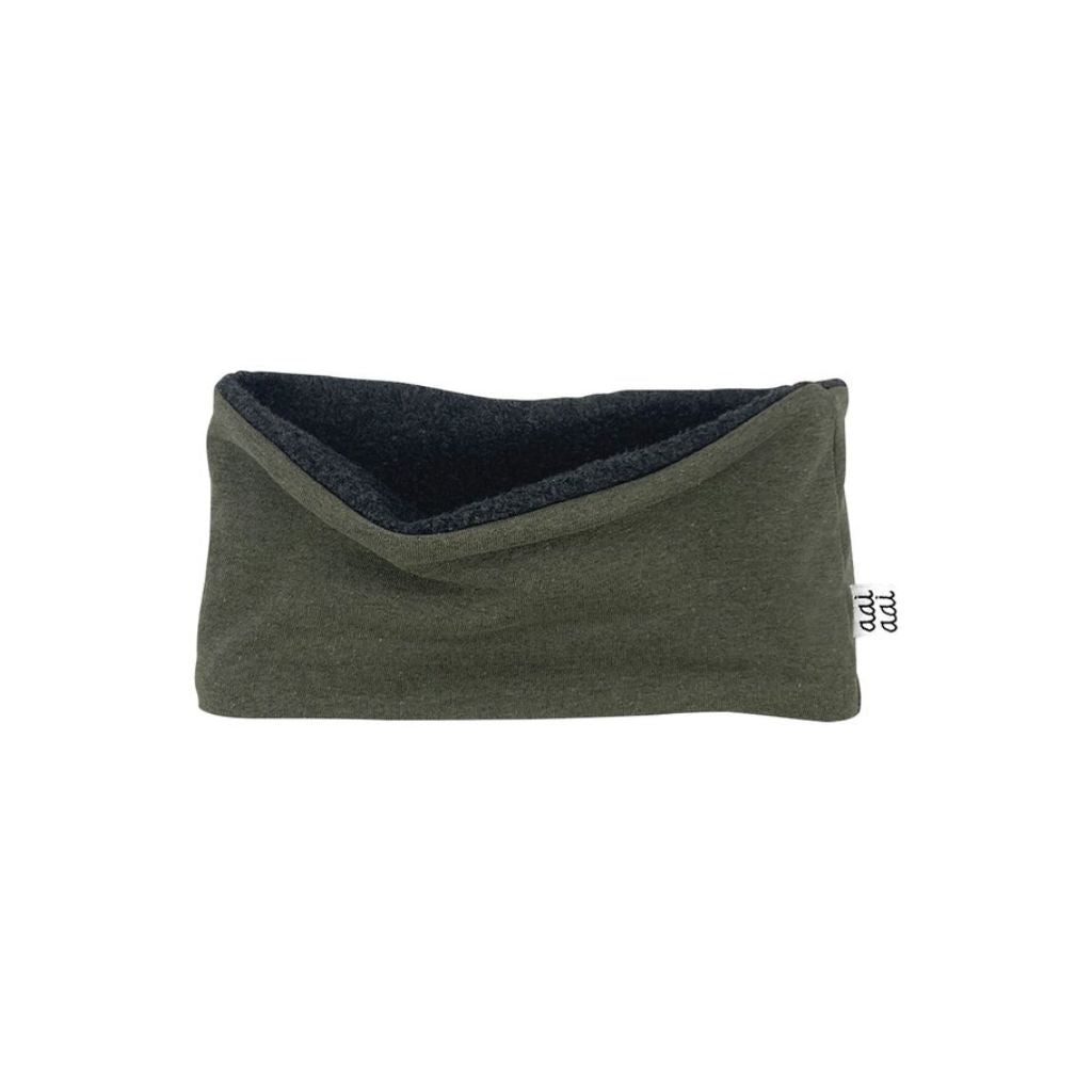 Aai Aai Sjaal teddy/fleece kaki 0 tot 2 jaar