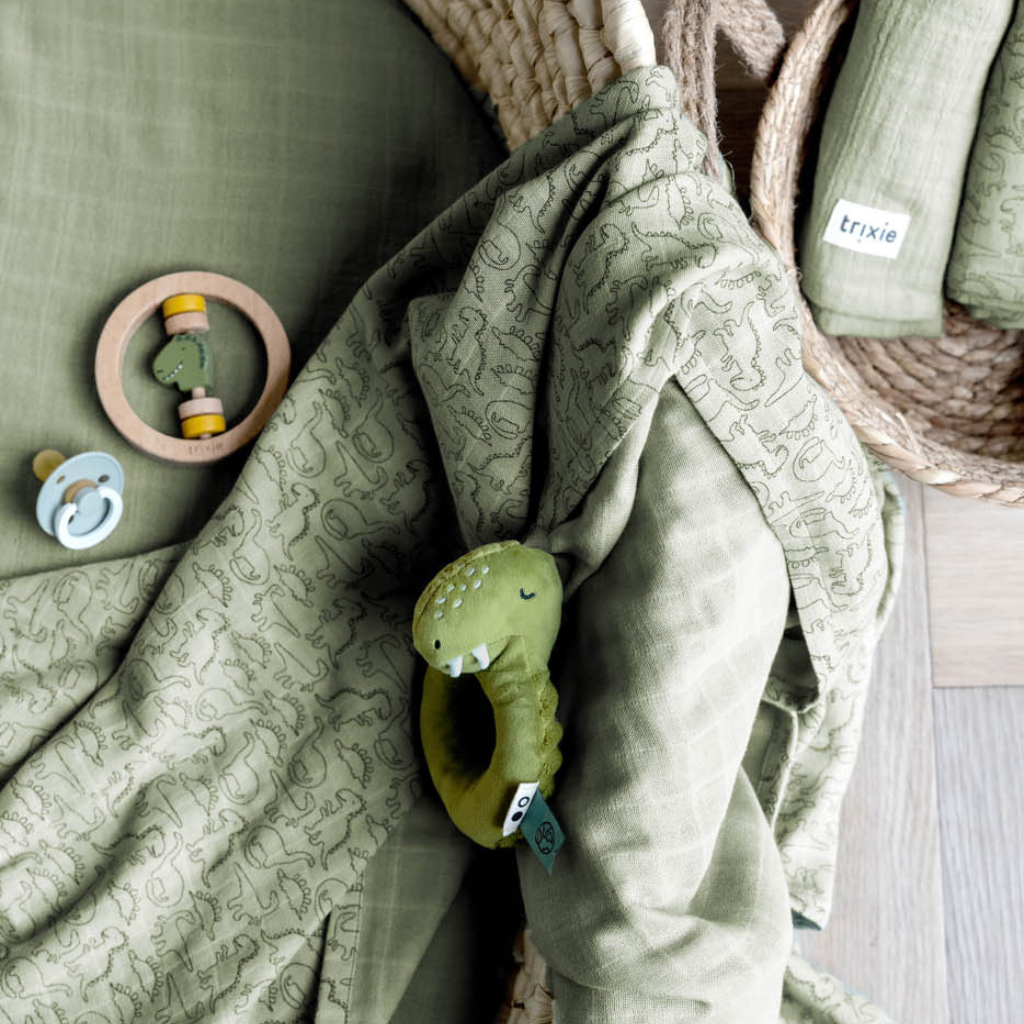 Trixie Baby Hochet Mr. Dino vert