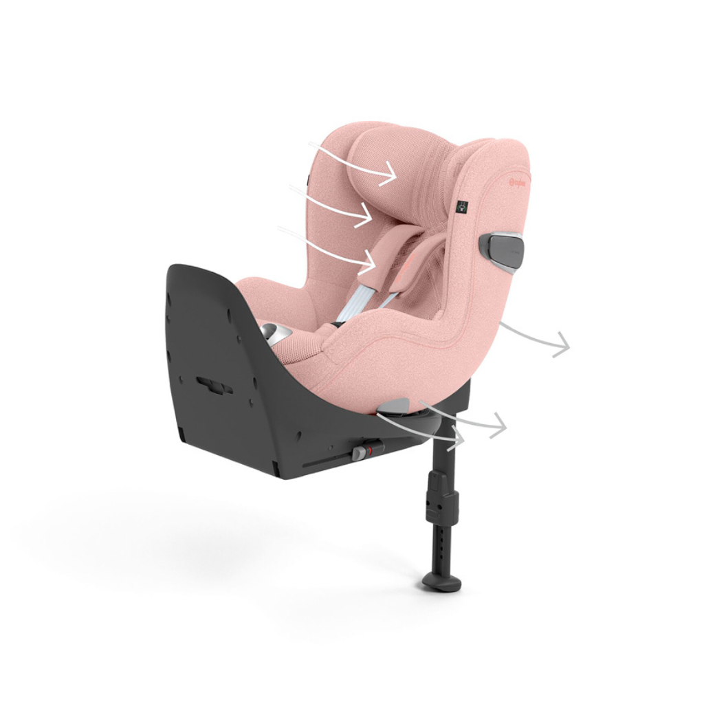 Cybex Siège-auto Sirona T Plus i-Size Groupe 0/1 Peach Pink