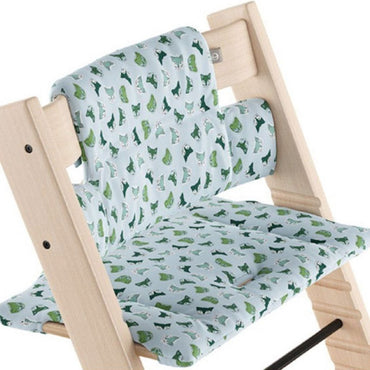Verkleinkussen, Eetstoel Tripp Trapp, blue fox OCS, Stokke