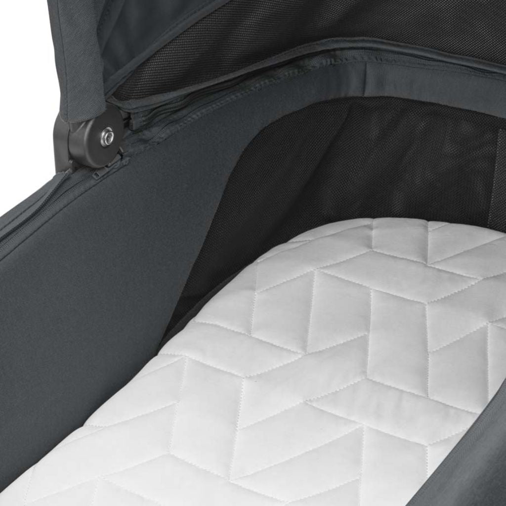 Maxi-Cosi Kinderwagen 5-in-1 Oxford Twillic Graphite + Sense draagmand + adapter + autostoel Pebble 360 pro 2 + basis Familyfix 360 Pro