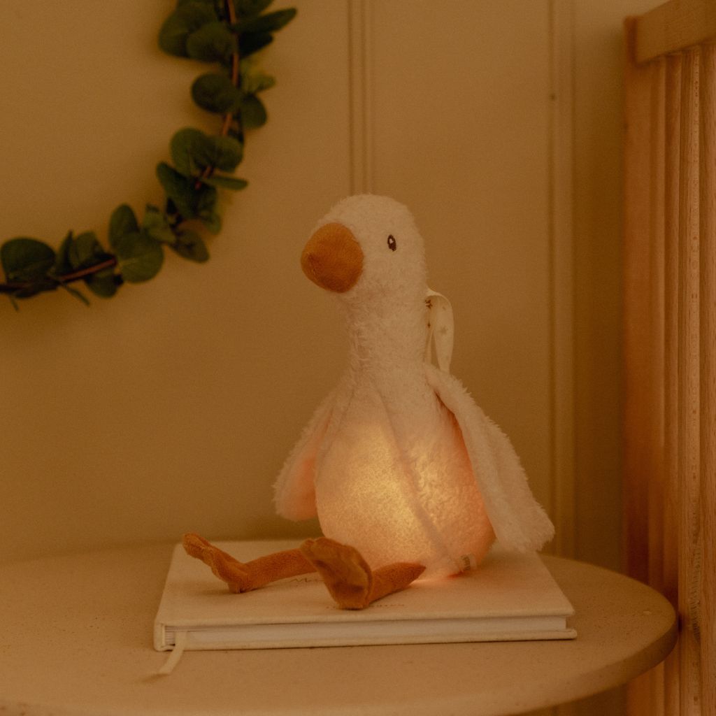 Little Dutch Knuffel met licht en geluid Little Goose