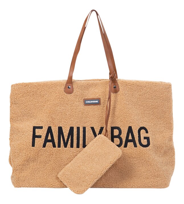 Childhome Sac à langer Family Bag teddy brun