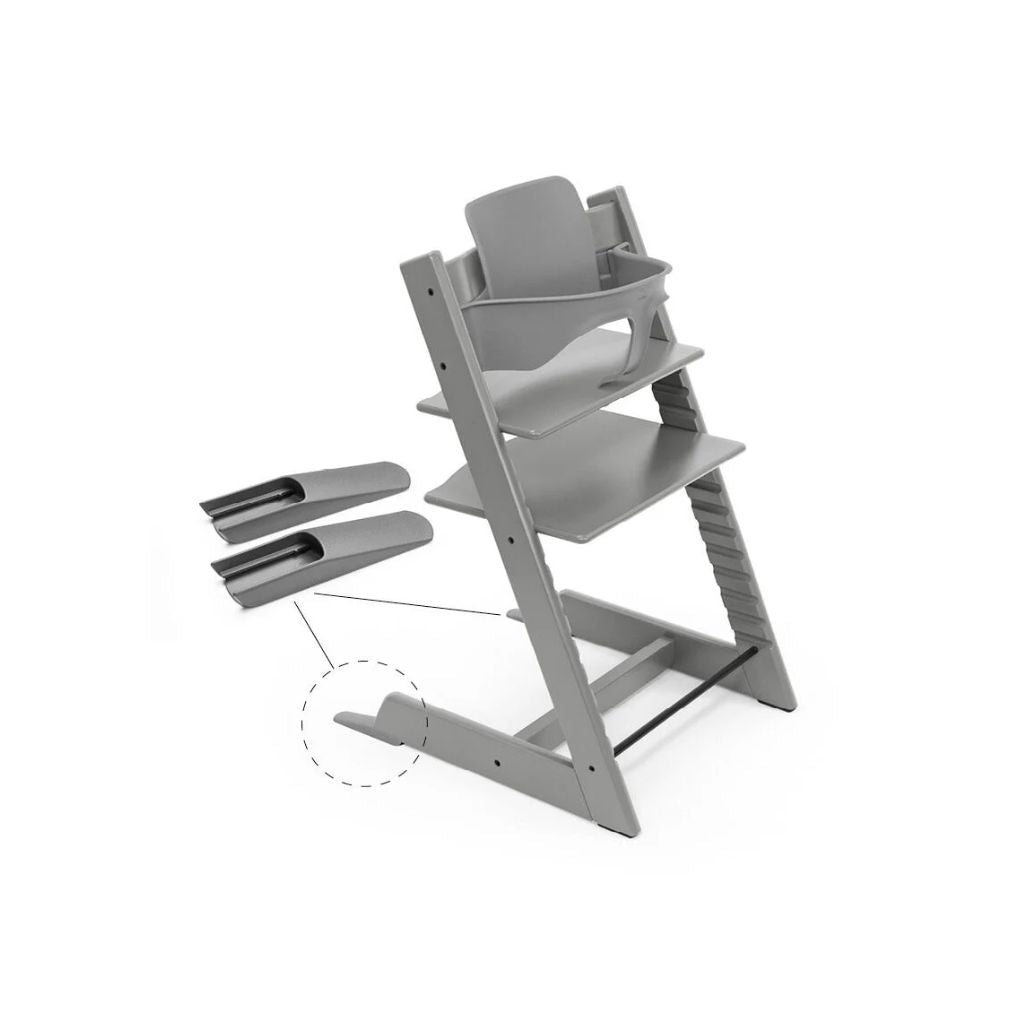 Stokke® Eetstoel Tripp Trapp® + Baby Set² Storm Grey